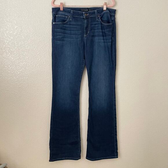 Joes Jeans Womens Size 31 Dark Blue Wilkins Icon Flare Denim Mid Rise Stretch‎ - Picture 3 of 12